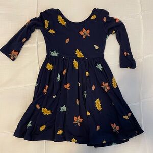 Kyte baby twirl dress in foliage